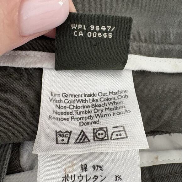 Eddie Bauer Olive Green Mercer Fit Bootcut Pants Womens Size 12 Short (1881) - Picture 5 of 5